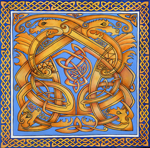 Dragons of Kells celtic knot